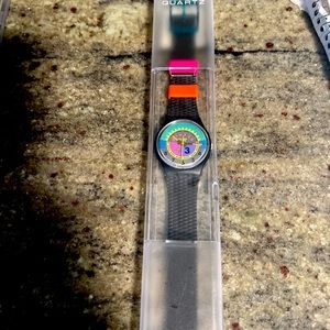 🔥FINAL🔥 Rare vintage swatch watch GLOBAL 1992 mint with all original paperwork
